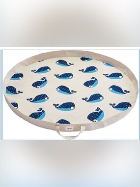 NWOT 3 Sprouts Play Mat & Toy Storage Bag - hedgehog